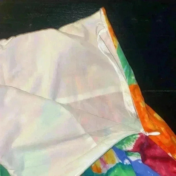 Lauren Ralph Lauren vibrant 100% cotton pleated skirt - Picture 3 of 6